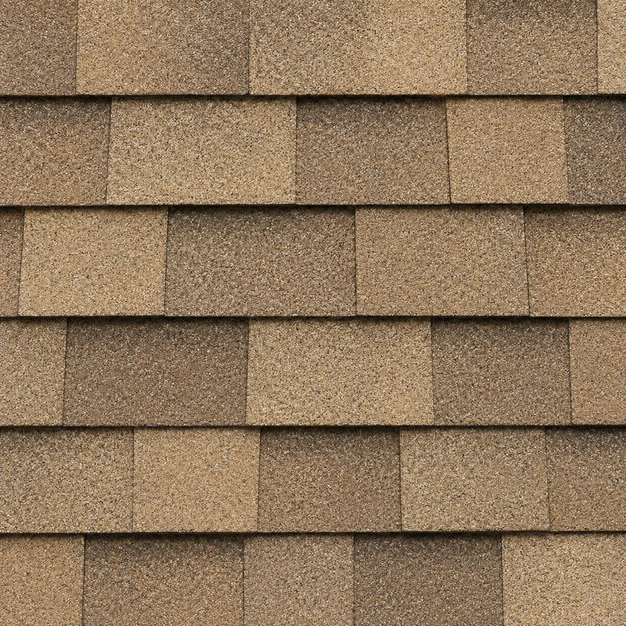 AI-generated illustration of Owens Corning TruDefinition Duration STORM in Desert Tan.